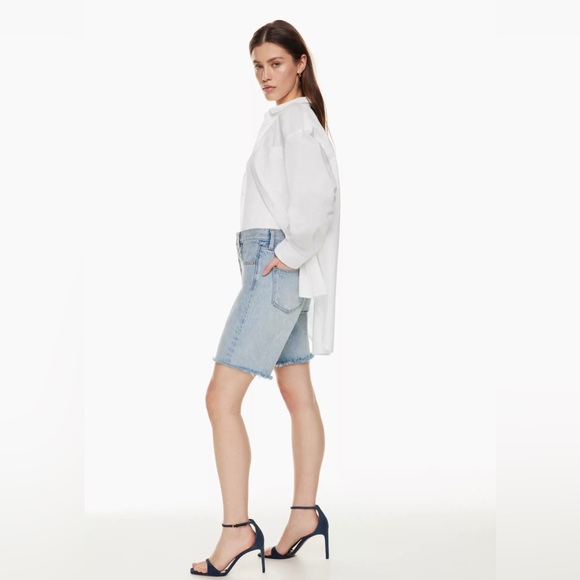 THE YOKO HI-RISE LONG JEAN SHORT Women’s size 32 - Picture 7 of 10